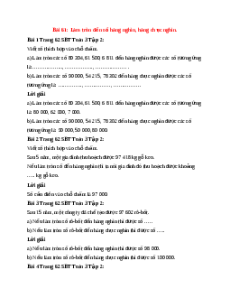 VBT Toán lớp 3 Bài 61 (Kết nối tri thức): Làm tròn số đến hàng nghìn, hàng chục nghìn