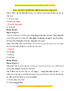 Bộ Trắc nghiệm GDCD 8 Cánh diều (cả năm) có đáp án