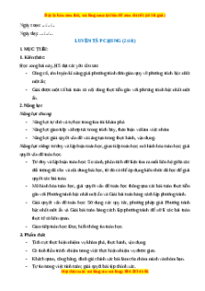 Giáo án Luyện tập chung (trang 37) Toán 8 Kết nối tri thức