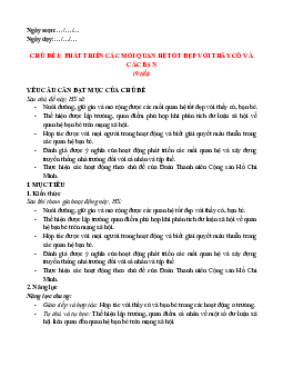 Giáo án HĐTN 12 Kết nối tri thức (năm 2025) | Giáo án Hoạt động tự nhiên 12 mới, chuẩn nhất