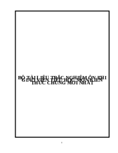 Bài thi thử trắc nghiệm ôn thi giáo viên Tiểu học Hà Nội môn Kiến thức chung 2026