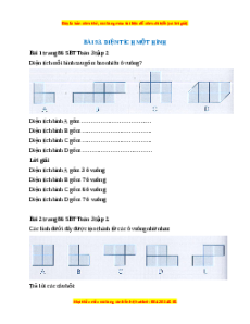 VBT Toán lớp 3 Bài 93 (Cánh diều): Diện tích một hình