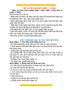 Giáo án Bài 4: Giai điệu đất nước (2024) Kết nối tri thức