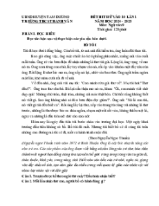 40 Đề thi thử Ngữ Văn vào lớp 10 năm 2025 các trường, sở trên cả nước