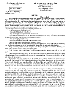 10 Đề thi Học sinh giỏi Văn 12 năm 2025 (có đáp án)