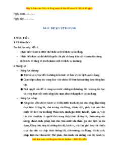 Giáo án Bài 9 KTPL 10 Kết nối tri thức: Dịch vụ tín dụng