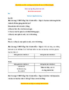 Giải VBT Tiếng Việt lớp 3 Cánh diều