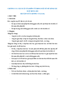 Giáo án Bài tập cuối chương 8 Toán 9 Kết nối tri thức