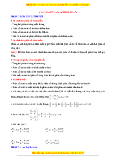 Chuyên đề dạy thêm Toán 6 Học kì 2 Kết nối tri thức