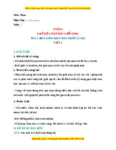 Giáo án Hơn, kém nhau bao nhiêu Toán lớp 2 Kết nối tri thức