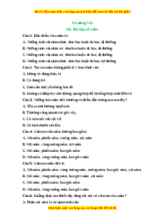 Trắc nghiệm Nấm KHTN 6 Kết nối tri thức