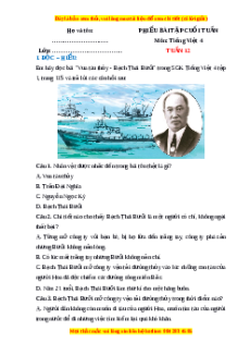 Bài tập cuối tuần Tiếng việt 4 Tuần 12 (có lời giải)