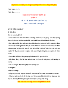 Giáo án Tuần 32 Tiếng Việt lớp 4 Chân trời sáng tạo