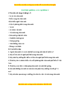 Lý thuyết Công nghệ 7 Chân trời sáng tạo Ôn tập chương 4 và chương 5