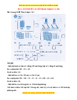VBT Toán lớp 3 Bài 1 (Cánh diều): Ôn tập về các số trong phạm vi 1000