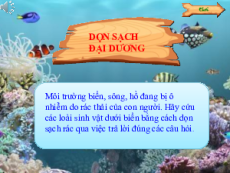 Trò chơi powerpoint Game về đại dương