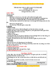 Giáo án Bài 15 Địa lí 6 Kết nối tri thức (2024): Lớp vỏ khí của Trái Đất. Khí áp và gió