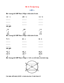 VBT Toán lớp 3 Bài 44 (Kết nối tri thức): Ôn tập chung