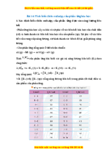 Lý thuyết Tính biến thiên enthalpy của phản ứng hóa học Hóa học 10 Chân trời sáng tạo