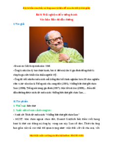 Tác giả - tác phẩm Trải nghiệm để trưởng thành Ngữ văn 7 Kết nối tri thức