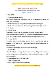 Giáo án Truyện lịch sử và tiểu thuyết (2024) Cánh diều