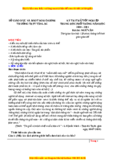 Đề thi thử Ngữ Văn trường Tân Lạc năm 2021