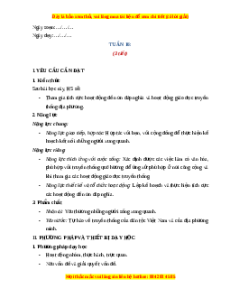 Giáo án Tuần 16 HĐTN lớp 4 Chân trời sáng tạo