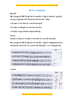 VBT Tiếng Việt 3 Bài 4 (Cánh diều): Mái ấm gia đình