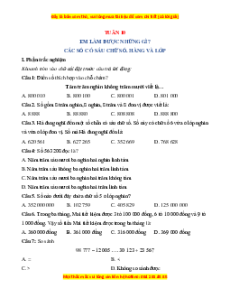 Bài tập cuối tuần Toán 4 Tuần 10 Chân trời sáng tạo (có lời giải)