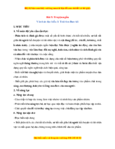 Giáo án Ngữ văn 11 Học kì 2 Cánh diều