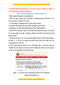 Lý thuyết Tin học 10 Cánh diều Chủ đề D Bài 1: Tuân thủ pháp luật trong môi trường số