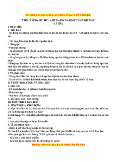 Giáo án Thực hành chủ đề 2 Lịch sử 11 Chân trời sáng tạo (2024)
