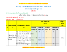 Đề thi cuối kì 2 Toán 11 Kết nối tri thức (Đề 9)