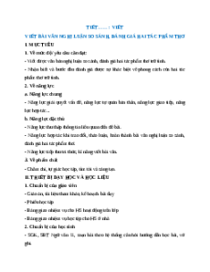 Giáo án Viết bài văn nghị luận so sánh, đánh giá hai tác phẩm thơ Ngữ Văn 12 Chân trời sáng tạo
