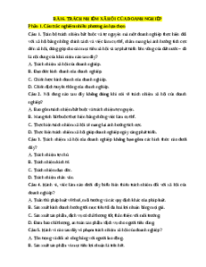 Trắc nghiệm Bài 6: Trách nhiệm xã hội của doanh nghiệp Kinh tế pháp luật 12 Đúng-Sai, Trả lời ngắn 2025