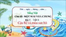 Giáo án Powerpoint Chủ đề 15: Một mái nhà chung Tiếng việt lớp 3 Chân trời sáng tạo