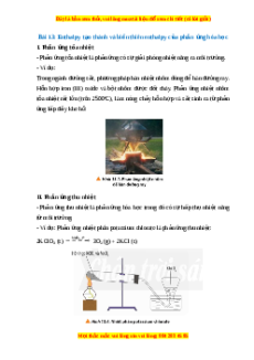 Lý thuyết Enthalpy tạo thành và biến thiên enthalpy của phản ứng hóa học Hóa học 10 Chân trời sáng tạo