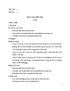 Giáo án Chủ đề F Bài 6 Tin học 12 Cánh diều: Tạo biểu mẫu