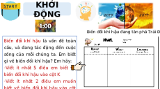 Giáo án Powerpoint Bài 15 Địa lí 6 Cánh diều: Biến đổi khí hậu và ứng phó với biến đổi khí hậu