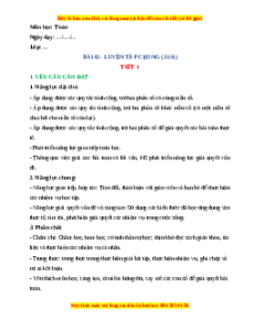 Giáo án Luyện tập chung Toán lớp 4 Kết nối tri thức