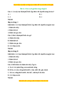 Trắc nghiệm Công nghệ 7 Bài 12 Kết nối tri thức: Chăn nuôi gà thịt trong nông hộ