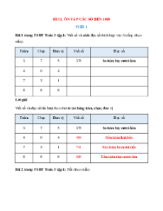Giải VBT Toán lớp 3 Kết nối tri thức