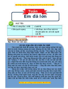 Bài tập cuối tuần Tiếng việt lớp 3 Tuần 3 Cánh diều (có lời giải)