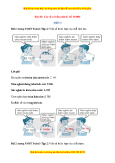 Giải VBT Toán lớp 3 Tập 2 Kết nối tri thức