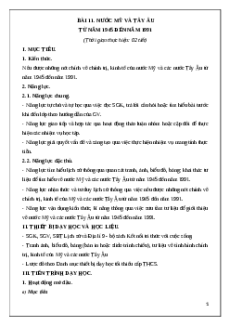 Giáo án Bài 11 Lịch sử 9 Kết nối tri thức (2024): Nước Mỹ và Tây Âu từ năm 1945 đến năm 1991