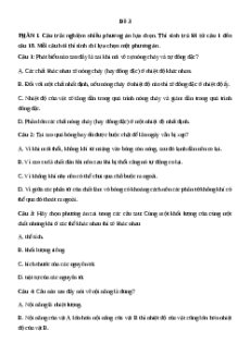 Đề thi giữa kì 1 Vật lí 12 Kết nối tri thức (Đề 3)