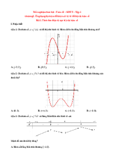 Bộ Trắc nghiệm Toán 12 Kết nối tri thức (cả năm) có đáp án