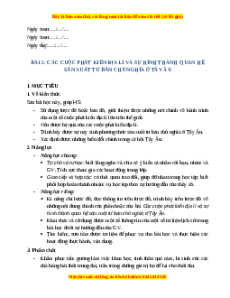 Giáo án Bài 2 Lịch sử 7 Kết nối tri thức (Phiên bản 2): Các cuộc pháy kiến địa lí và sự hình thành quan hệ sản xuất tư bản chủ nghĩa ở Tây Âu