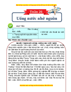 Bài tập cuối tuần Tiếng Việt 4 Tuần 26 Kết nối tri thức (có lời giải)