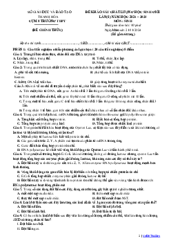 51 Đề thi Học sinh giỏi Sinh học 12 năm 2025 (có lời giải)